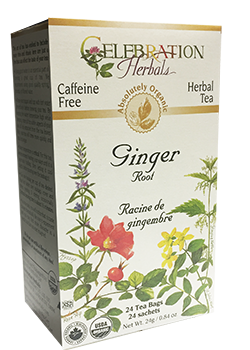 Ginger Root Tea (Organic) - 24 Tea Bags