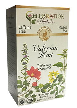 Valerian Mint Tea (Organic) - 24 Tea Bags