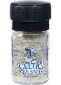 Light Grey Coarse Sea Salt Mini Grinder - 51g