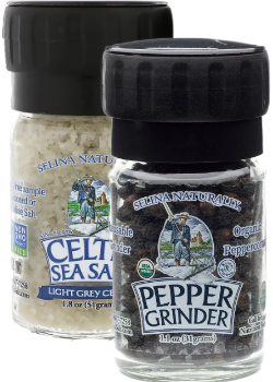 Mini Grinder Set (Sea Salt & Pepper) - 1 Set