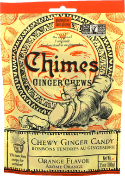 Ginger Chews Bag (Orange) - 100g