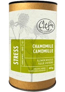 Stress Chamomile Flower Whole (Loose Tea Organic, Tube) - 40g
