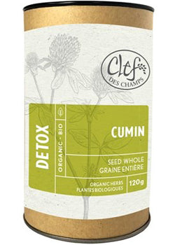 Detox Cumin Seed (Whole Seed Organic, Tube) - 120g