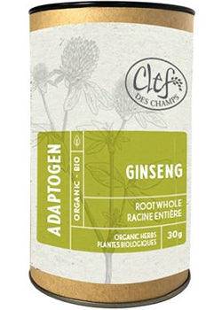 Adaptogen Ginseng Root Whole (Loose Tea Organic, Tube) - 30g