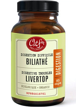 Digestion Livertop 280mg (Organic) - 85 Caps - Clef Des Champs