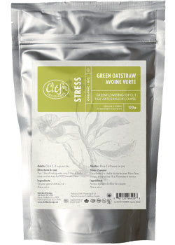Stress Green Oatstraw Green Flowering Top Cut (Loose Tea Organic, Bag) - 120g