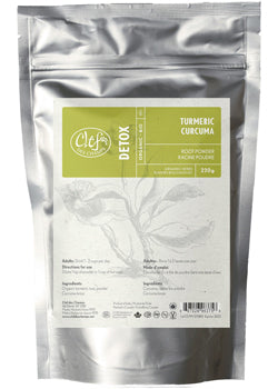 Detox Turmeric Root Powder (Organic, Bag) - 220g