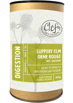 Digestion Slippery Elm Bark Powder (Organic, Tube) - 60g