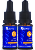 D3 Drops 1,000iu - 15 + 15ml (2 For Deal)