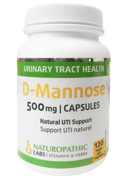 D-Mannose 500mg - 120 V-Caps + BONUS