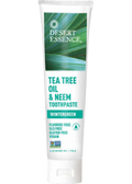 Natural Tea Tree Oil & Neem Toothpaste (Wintergreen) - 176g