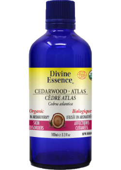 Cedarwood Oil (Atlas, Organic) - 100ml
