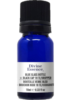 DIY Empty Dropper Bottle (Blue Glass) - 10ml