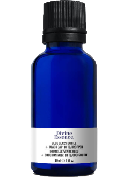 DIY Empty Dropper Bottle (Blue Glass) - 30ml