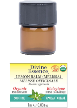 Lemon Balm Oil (Melissa, Organic) - 1ml