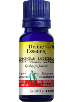 Lemongrass Oil (East Indian, Organic) - 15ml