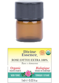 Rose Oil (Otto Extra 100%, Organic) - 1ml