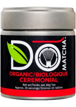 DoMatcha Matcha Green Tea Powder (Ceremonial, Organic) - 30g Tin