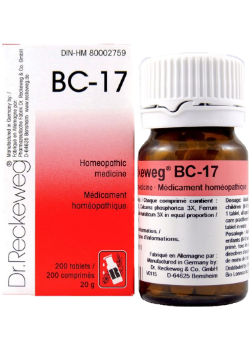Tissue Salt Combination BC-17 - 200 Tabs
