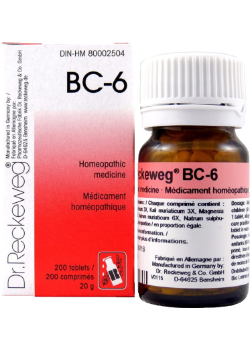 Tissue Salt Combination BC-6 - 200 Tabs
