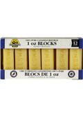 Pure Canadian Beeswax 1oz Blocks - 12 Pack