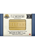 Pure Canadian Beeswax 1oz Blocks - 3 Pack