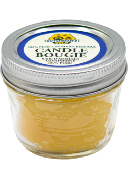 Pure Canadian Beeswax Mason Jar 4oz Candle - 1 Candle