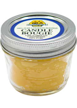 Pure Canadian Beeswax Mason Jar 8oz Candle - 1 Candle