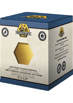 Pure Canadian Beeswax Pillar (Medium 3" x 3.25") - 1 Candle
