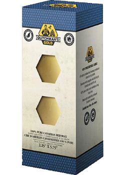 Pure Canadian Beeswax Pillar (Tall 2.25” x 5.75”) - 1 Candle