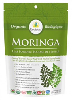 Organic Moringa Leaf Powder - 227g + BONUS