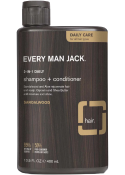 2-In-1 Daily Shampoo + Conditioner (Sandalwood) - 400ml