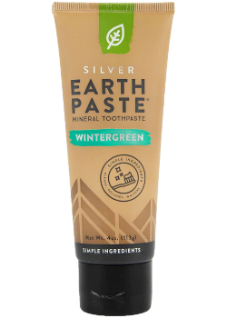 Silver Earthpaste Natural Toothpaste (Wintergreen) - 113g