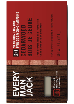 2-In-1 Shampoo + Body Bar (Cedarwood) - 141g