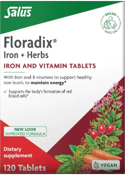 Floradix Iron Tablets - 120 Tabs