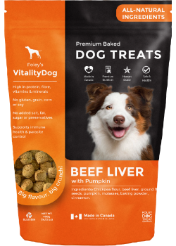 Premium Baked Dog Treats (Beef Liver With Pumpkin) - 400g