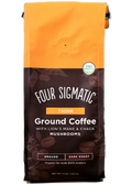 Mushroom Coffee Mix With Lion's Mane & Chaga (Think Dark Roast Ground) - 340g