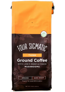 Mushroom Coffee Mix With Lion's Mane & Chaga (Think Dark Roast Ground) - 340g