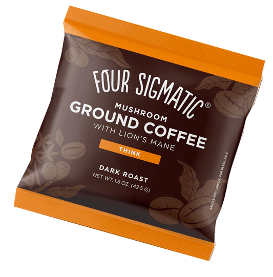 Mushroom Coffee Mix With Lion's Mane & Chaga (Think Dark Roast Ground) - 42.5g