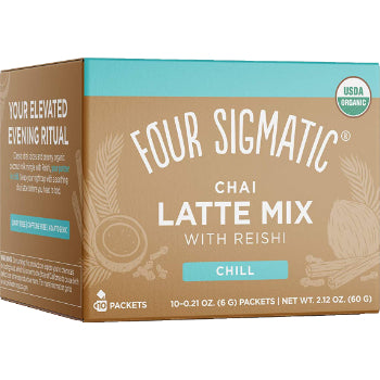Mushroom Chai Latte Mix With Reishi (Chill) - 10 Packets