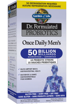 Dr. Formulated Probiotics Once Daily Men's (Shelf Stable) - 30 V-Caps + BONUS