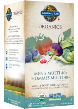 Organics Men's Multi 40+ - 60 Tabs