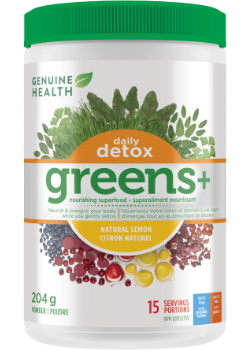 Greens+ Daily Detox (Natural Lemon) - 204g