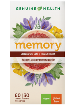 Memory (Saffron & Ginkgo Biloba) - 60 Caps