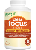 Clear Focus With Lion's Mane Mushroom - 60 Caps