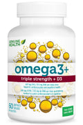 Omega3+ Triple Strength + D3 - 60 Softgels