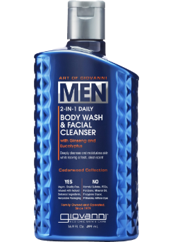 Men's 2-In-1 Daily Body Wash & Facial Cleanser - 499ml