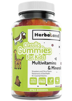 Classic Gummies For Kids: Multivitamins & Minerals (Strawberry & Citrus) - 60 Gummies
