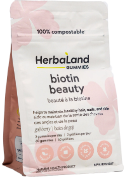 Biotin Beauty Gummies For Adults (Goji Berry) - 60 Gummies