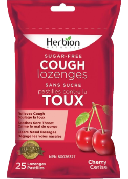 Cough Lozenges (Sugar Free-Cherry) - 25 Lozenges
